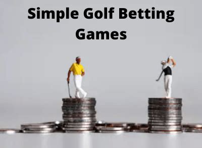 betting golf games